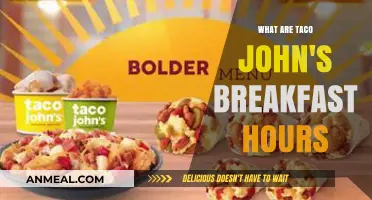 Taco John's Breakfast Hours: When to Enjoy Morning Delights