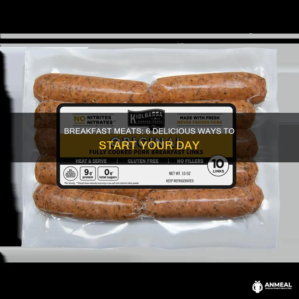 what are the 6 breakfast meats