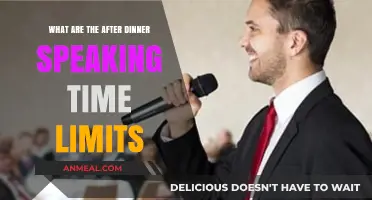 Mastering After-Dinner Speeches: Ideal Time Limits for Engaging Audiences