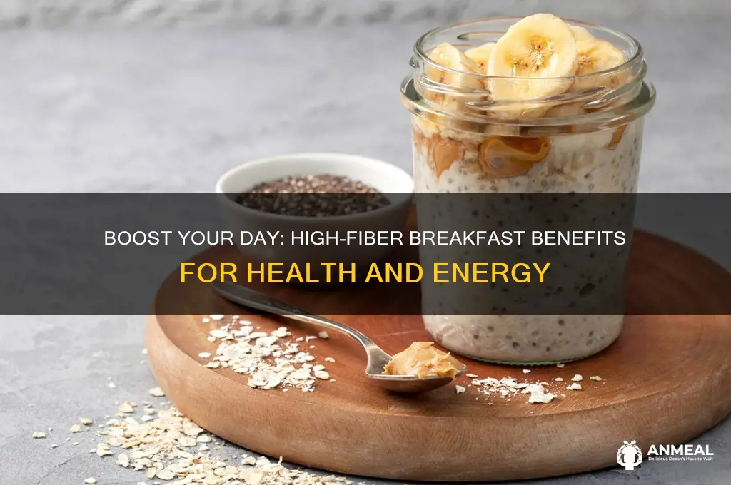 what are the benafits of having a high fiber breakfast