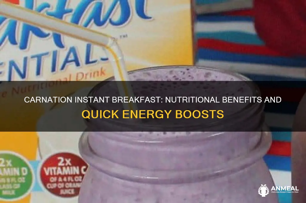 what are the benefits of carnation instant breakfast