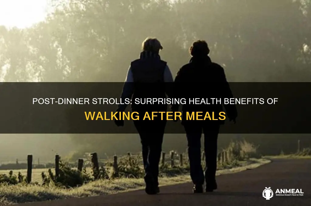 what are the benefits of walking after dinner
