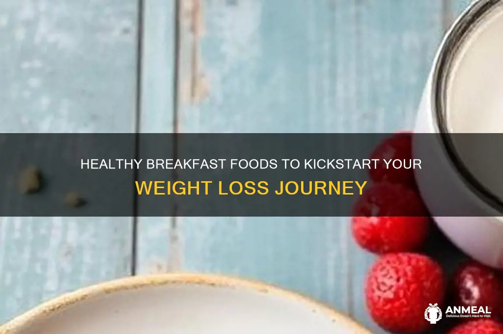 what are the best breakfast foods for weight loss