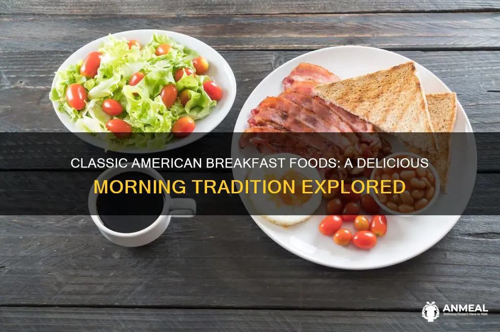what are the breakfast food in usa