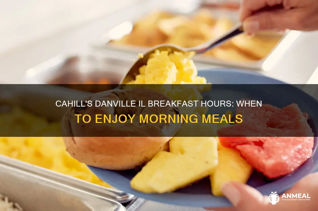 what are the breakfast hours at cahill