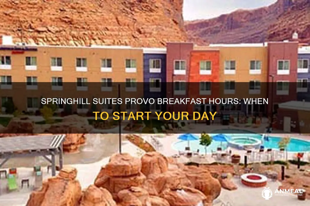 what are the breakfast hours at springhill suites provo