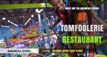 Tomfooleries Restaurant Breakfast Hours: When to Enjoy Morning Delights