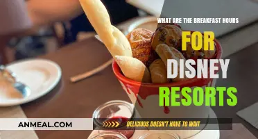 Disney Resorts Breakfast Hours: When to Start Your Magical Day
