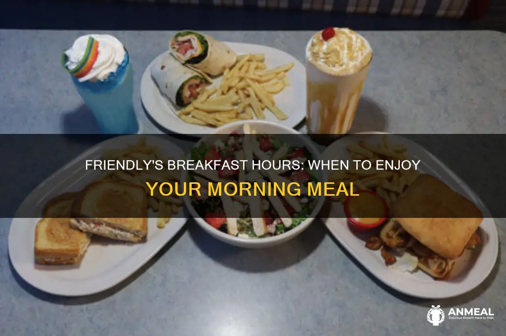 what are the breakfast hours for frienclys