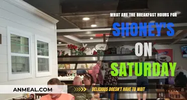 Shoney's Saturday Breakfast Hours: When to Enjoy Your Morning Meal
