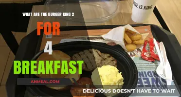 Burger King's 2 for $4 Breakfast Deal: Menu & Savings Guide
