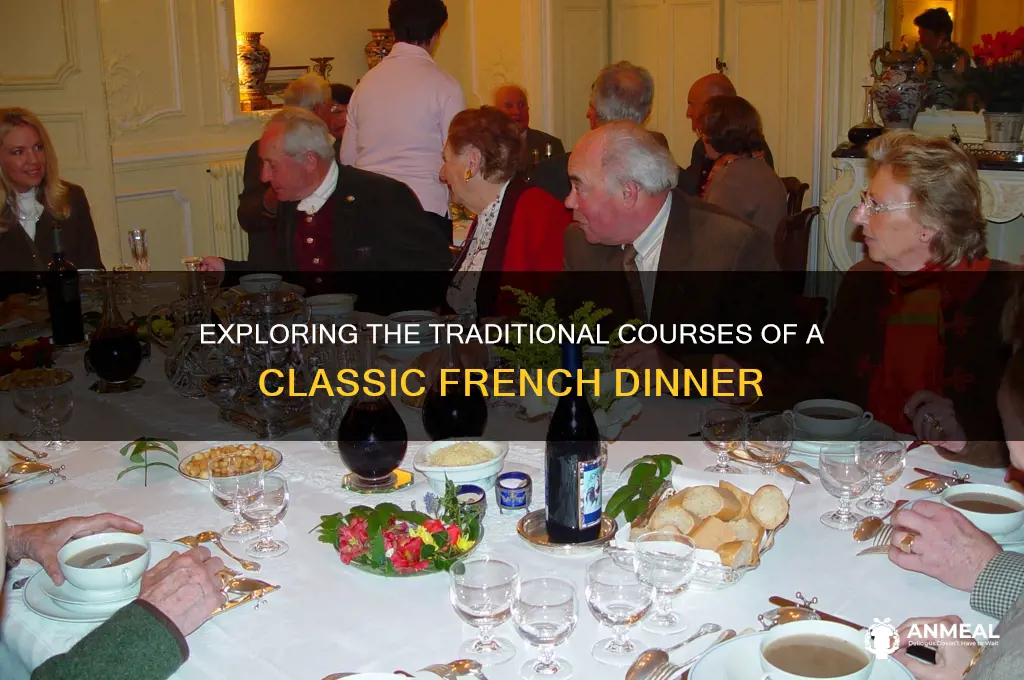 what are the courses in a french dinner