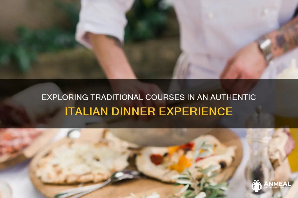 what are the courses in an italian dinner