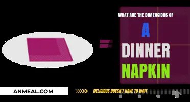 Perfect Dinner Napkin Dimensions: Size Guide for Elegant Table Settings