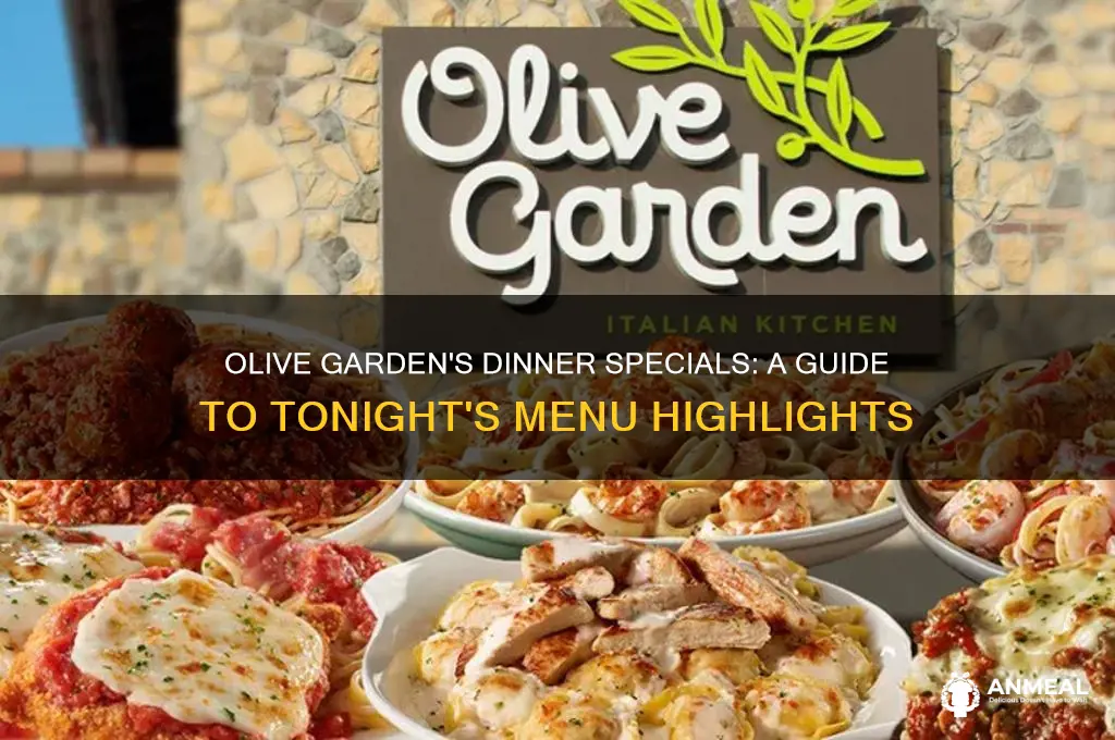 what are the dinner specials at olive garden