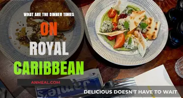 Royal Caribbean Dinner Times: When and Where to Dine on Board
