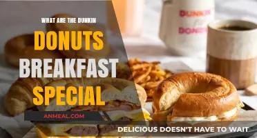 Discover Dunkin Donuts' Breakfast Special: Delicious Morning Deals