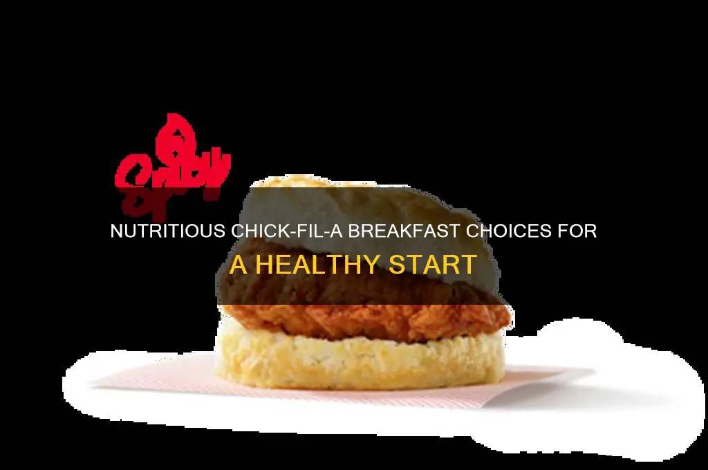what are the healthiest breakfast options at chick-fil-a