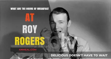 Roy Rogers Breakfast Hours: When to Enjoy Your Morning Meal