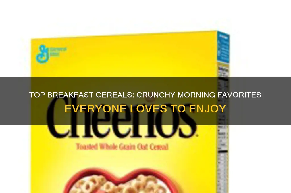 what are the most popular breakfast cereals