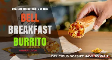 Taco Bell Breakfast Burrito: Unveiling Nutrients and Ingredients Inside