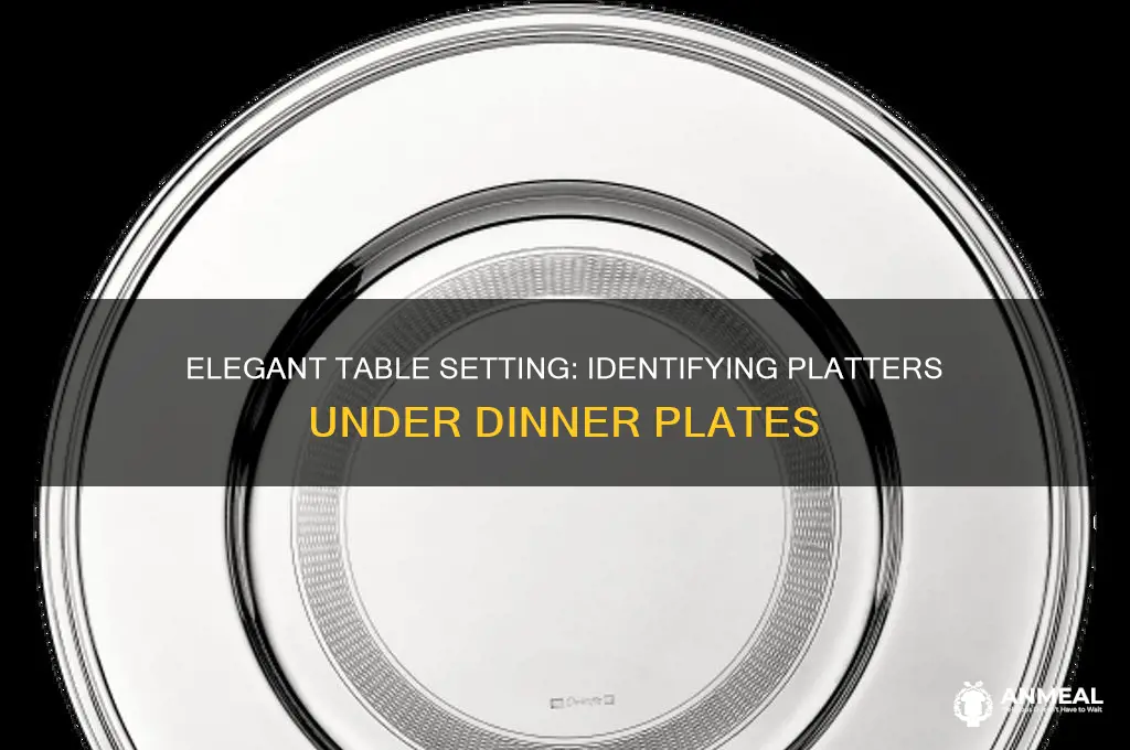 what are the platters under a dinner plate called
