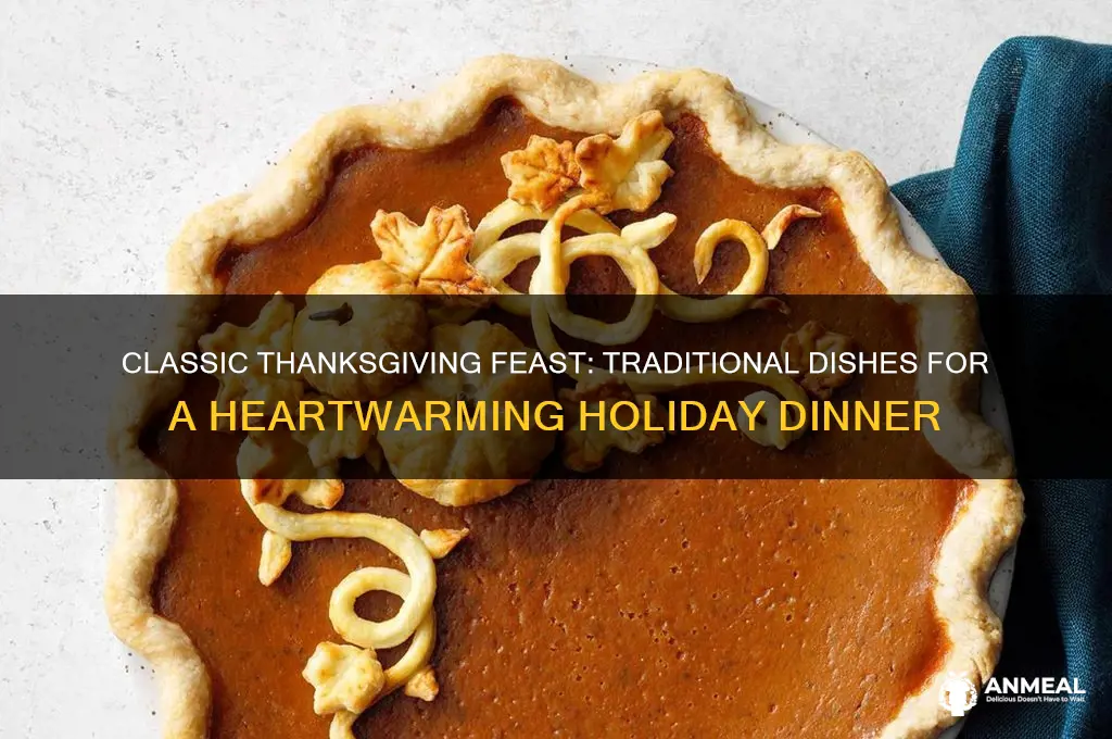 what are the traditional thanksgivibg dinner
