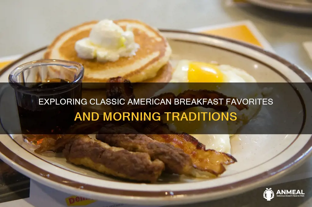 what are the typical american breakfast