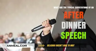 Mastering the After-Dinner Speech: Key Expectations and Tips for Success