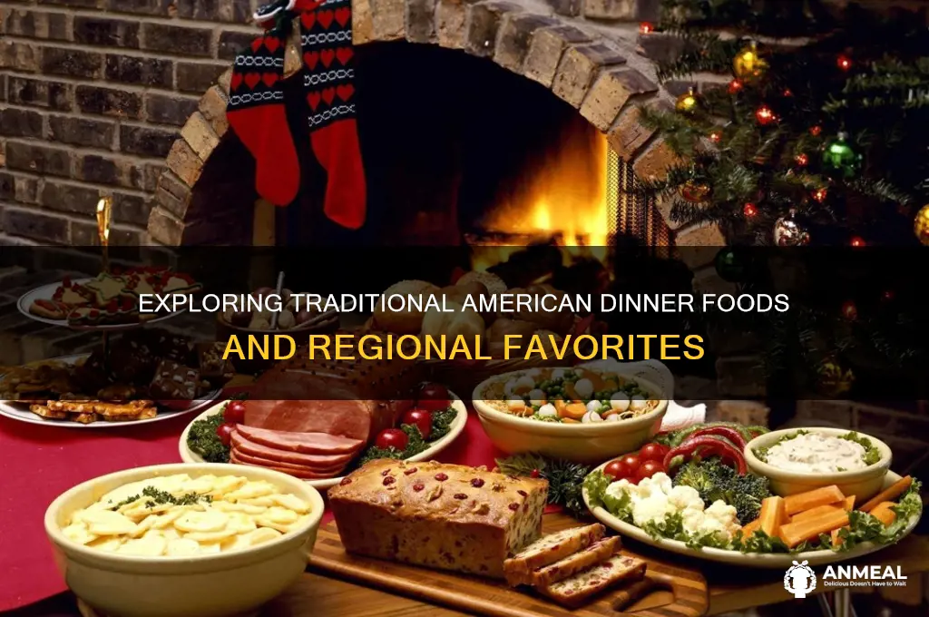 what are the united states foods of dinner