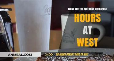 Weekday Breakfast Hours at West: Start Your Day Right