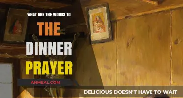 Grace Before Meals: Discovering the Words to the Dinner Prayer