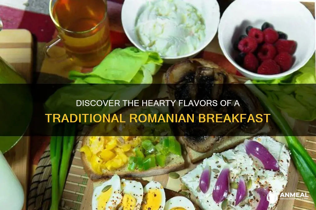 what are typical romanian breakfast