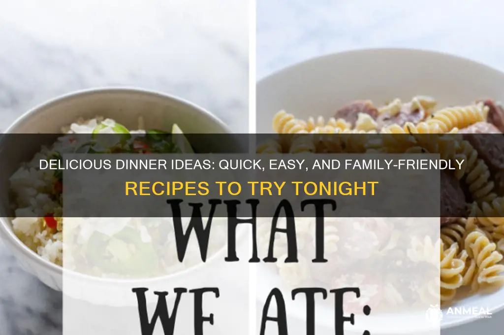 what are we going to do for dinner