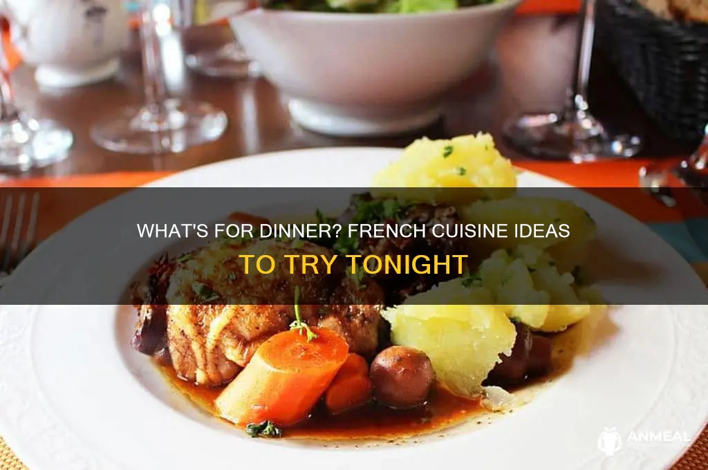 what are we having for dinner french