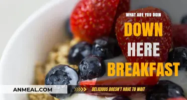 What Are You Doin' Down Here? Breakfast Ideas to Kickstart Your Day