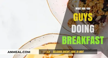 Creative Breakfast Ideas: What Are You Guys Doing This Morning?