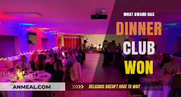 Dinner Club's Prestigious Award Win: Unveiling Their Culinary Achievement