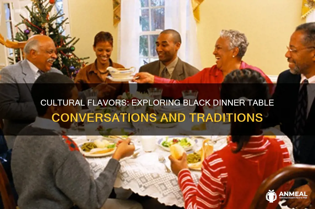 what black people say at dinner