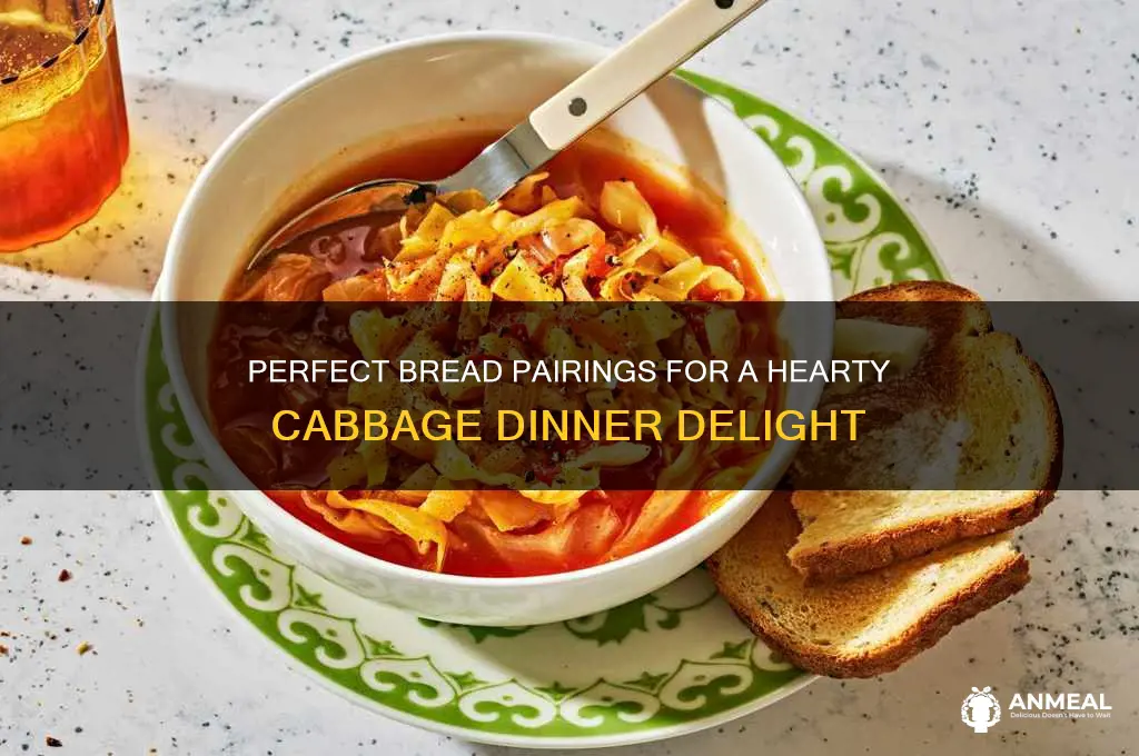 what bread with cabbage dinner