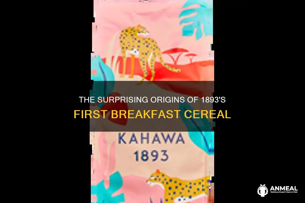 what breakfast cereal first seen 1893