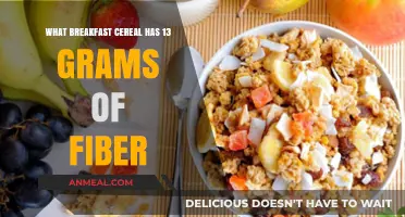 High-Fiber Breakfast Cereal: 13 Grams of Fiber in Every Bowl