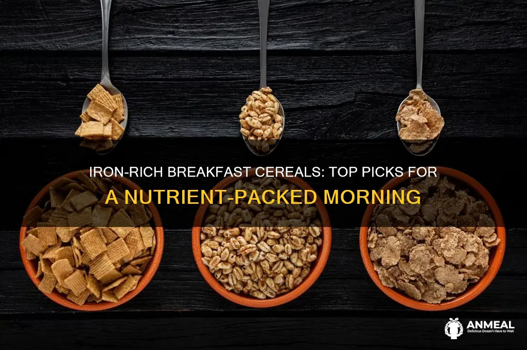 what breakfast cereal has high iron