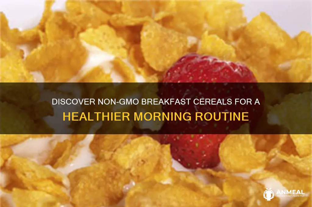 what breakfast cereals are non gmo