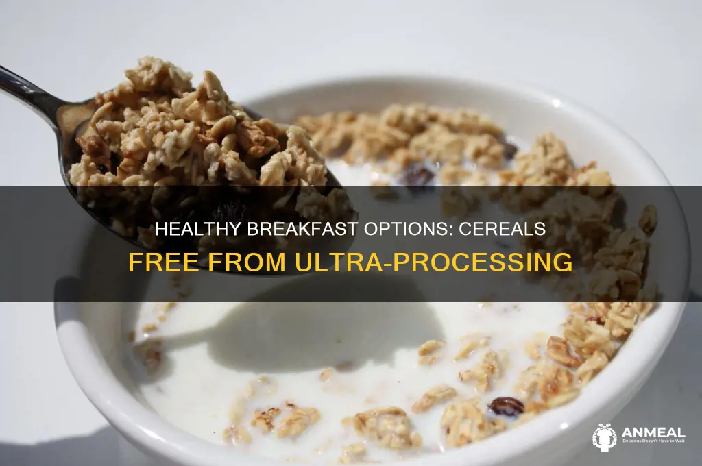 what breakfast cereals are not ultra processed