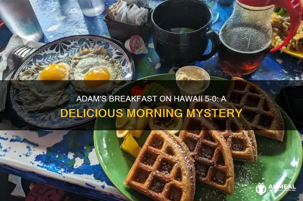 what breakfast did adam on hawaii 5-0