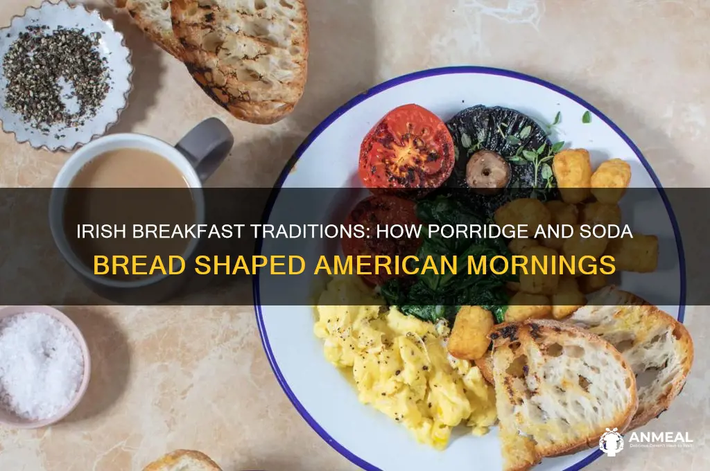 what breakfast did the irish bring to america