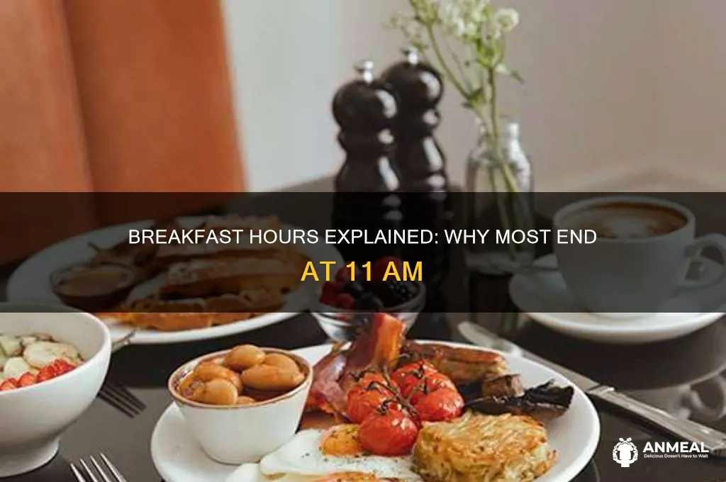 what breakfast ends at 11