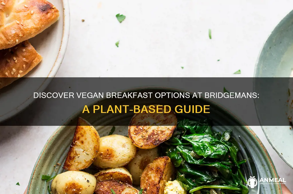 what breakfast food at bridgemans is vegan