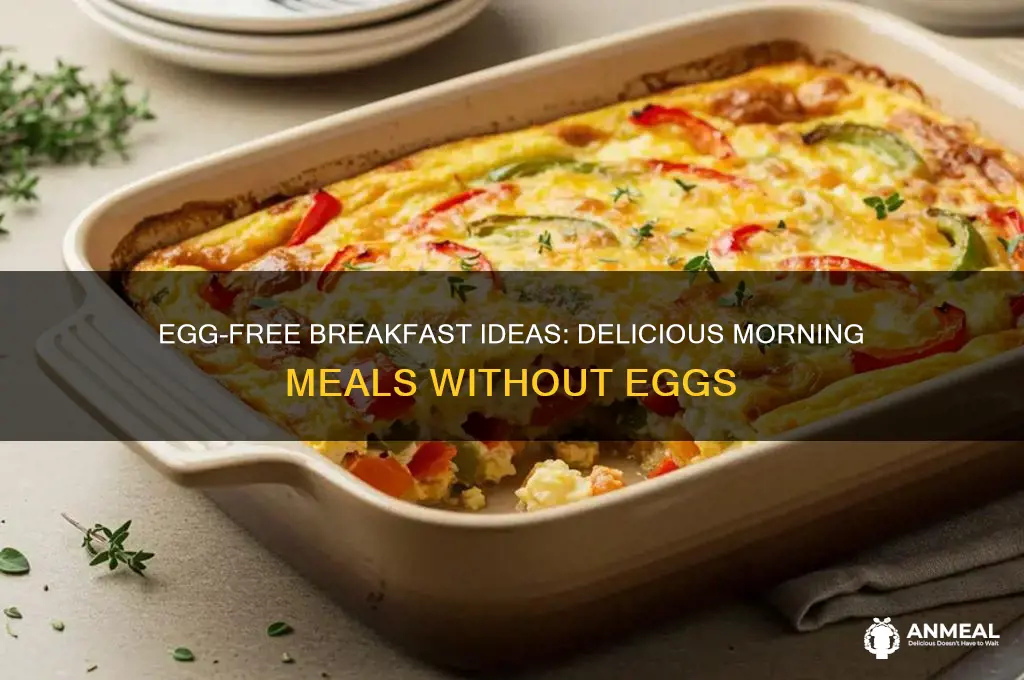what breakfast food does not have eggs